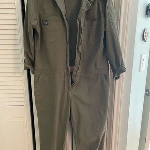 Widfang XL olive coveralls